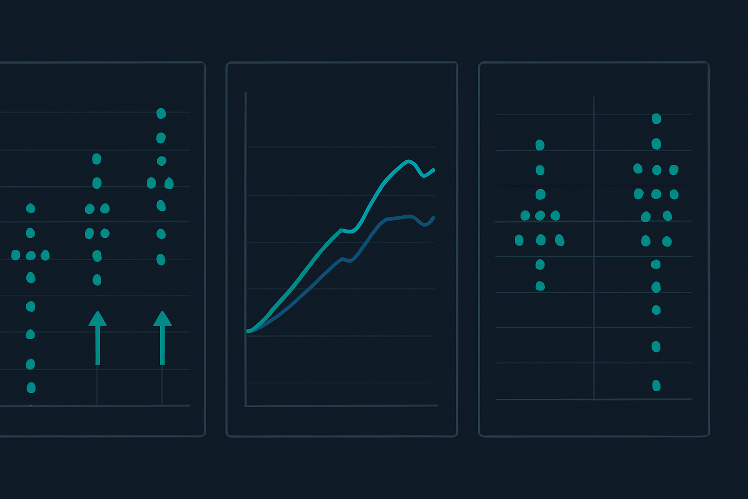 The three-layer dot plot analysis framework