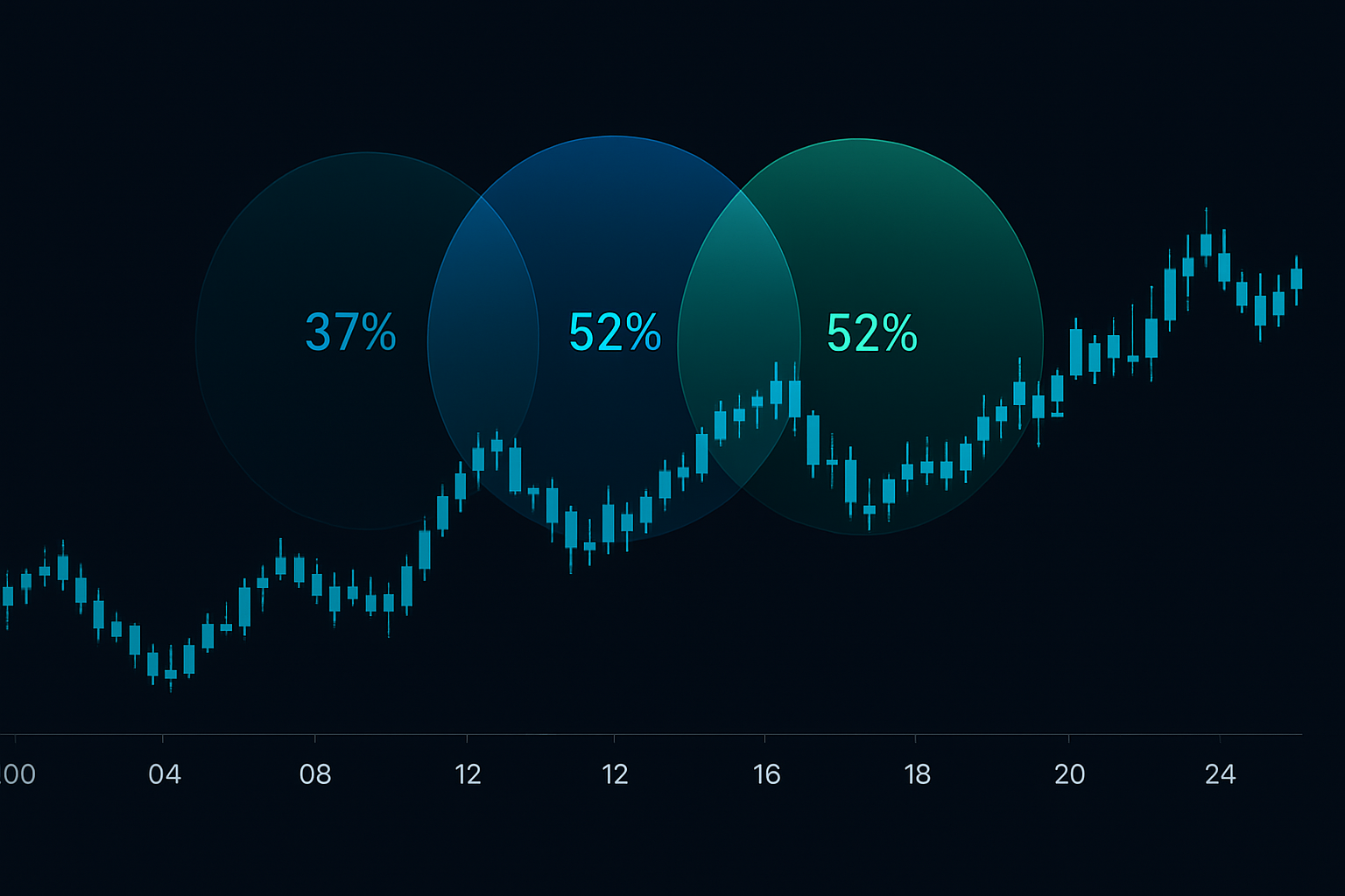 De drie belangrijkste forex sessie-overlaps met gemiddelde pip-bewegingsdata