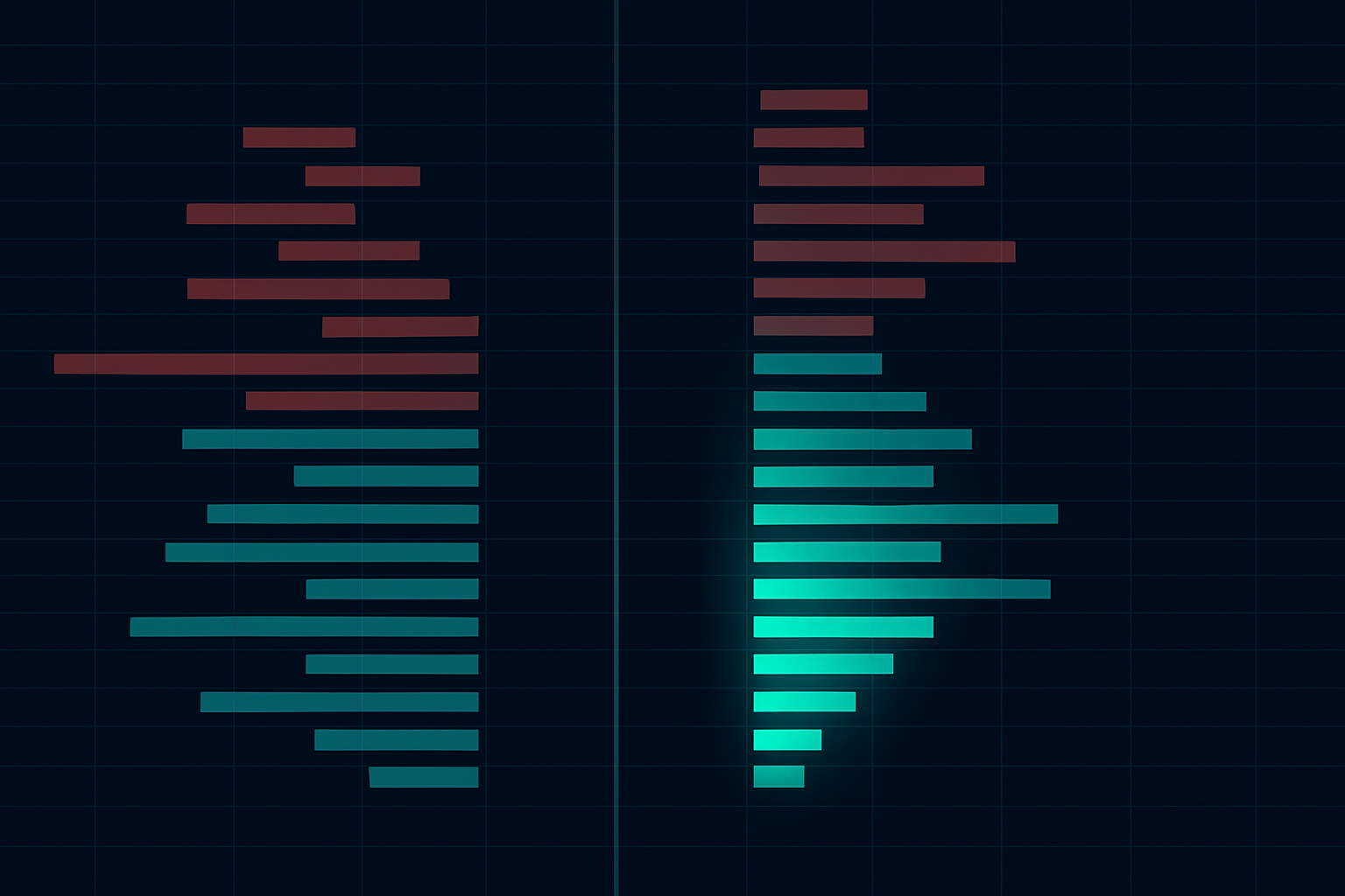 Distribuzione standard vs pattern di accumulazione istituzionale nel libro degli ordini