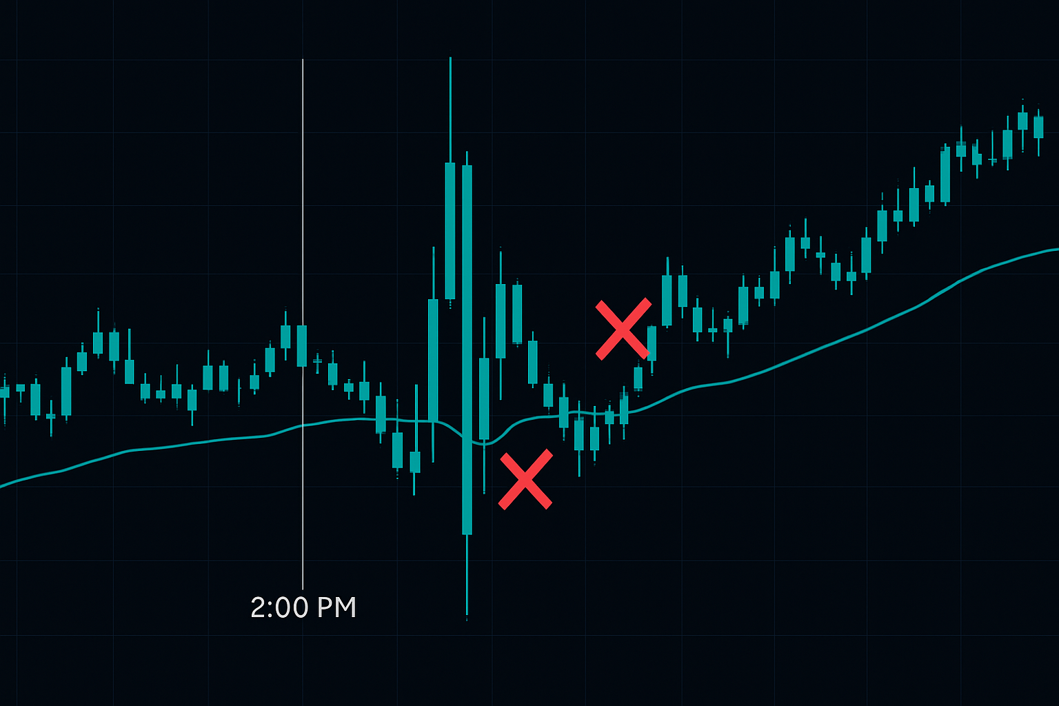 美联储宣布利率决议期间的VWAP混乱 - 几分钟内出现多个虚假信号